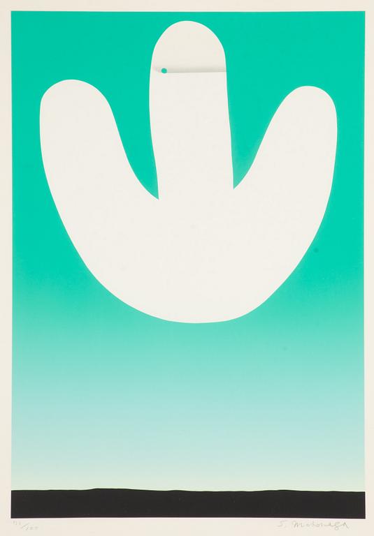 Sadamasa Motonaga, "Japanese Nobel Prize Winners" Complete portfolio with 5 colour screenprints.