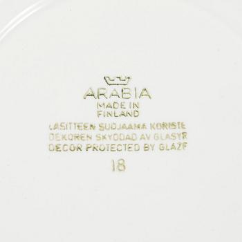A 44-piece Blue Landscape tableware  by Reinhard Richter, Arabia Finland 1964-1971.
