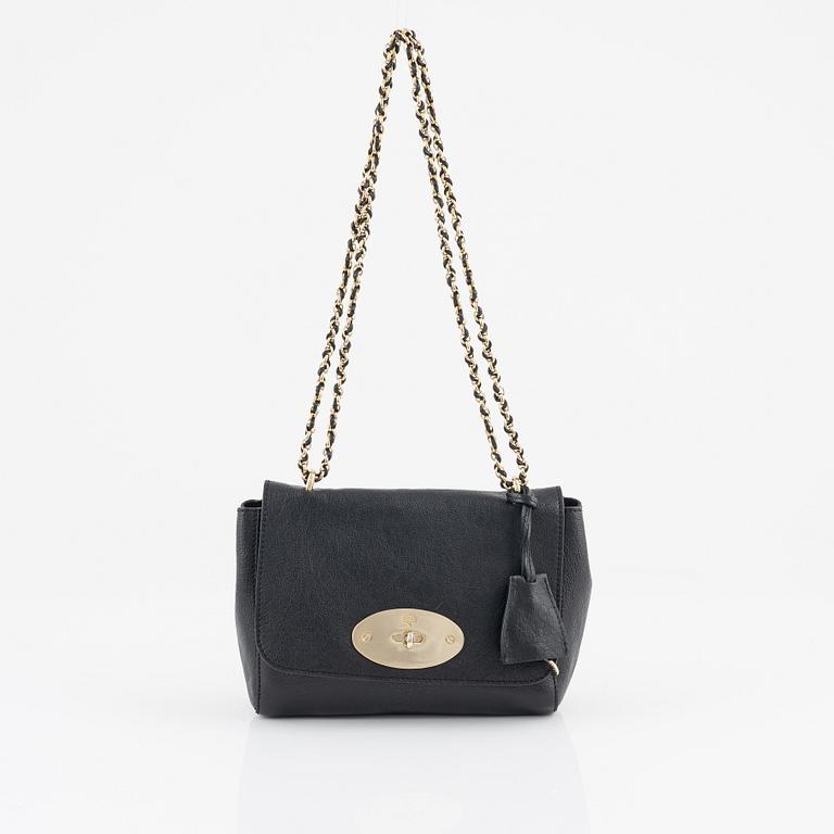 Mulberry, a black leather 'Lily' handbag.