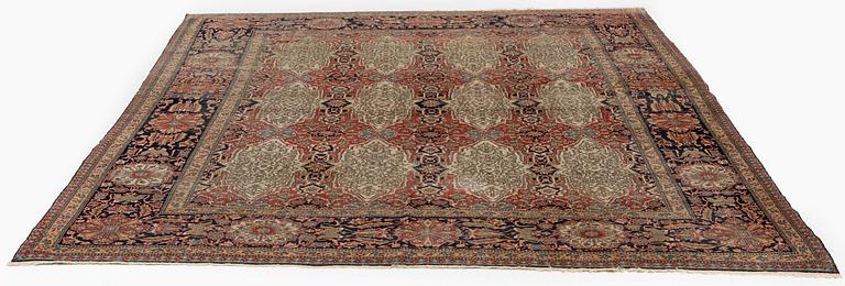A Kashan 'Mohtasham' rug, Central Persia (Iran), c. 288 x 222 cm.