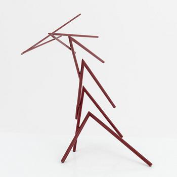 Oscar Reutersvärd, sculpture, painted metal.