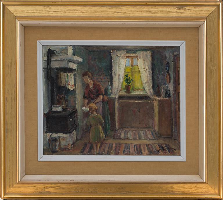 GOTTFRID OLSSON, olja på duk, signerad.