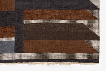 Margareta Grandin-Nettles, a flat weave carpet, c. 305 x 250 cm, signed GLH MG.