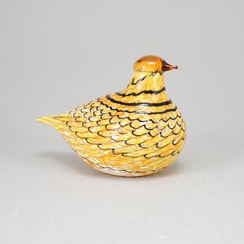 OIVA TOIKKA, a glass bird, Summer Grouse (Kesäriekko) 2006–. Signed O. Toikka Nuutajärvi.