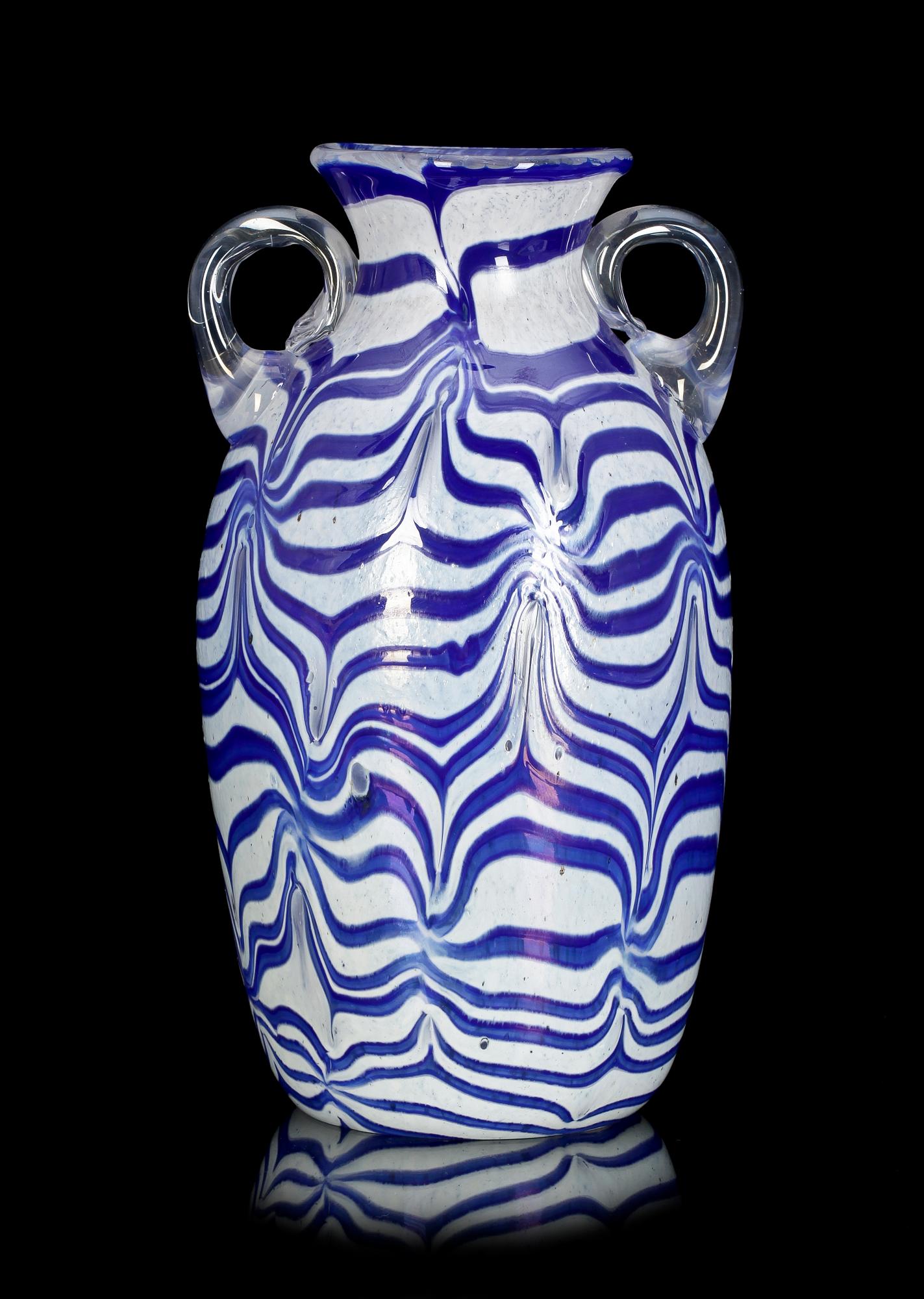 VAS, glas, Sergio Rossi Murano. Sign.