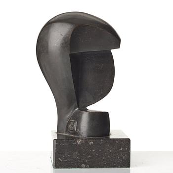 GUSTAVE MIKLOS, efter. Skulptur. Numr 3/10. Gjutarstämpel. Brons, höjd 16,5 cm (ink sockel).