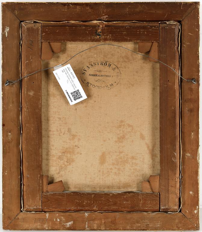 OKÄND KONSTNÄR, olja på duk, bär signatur och daterad -90.