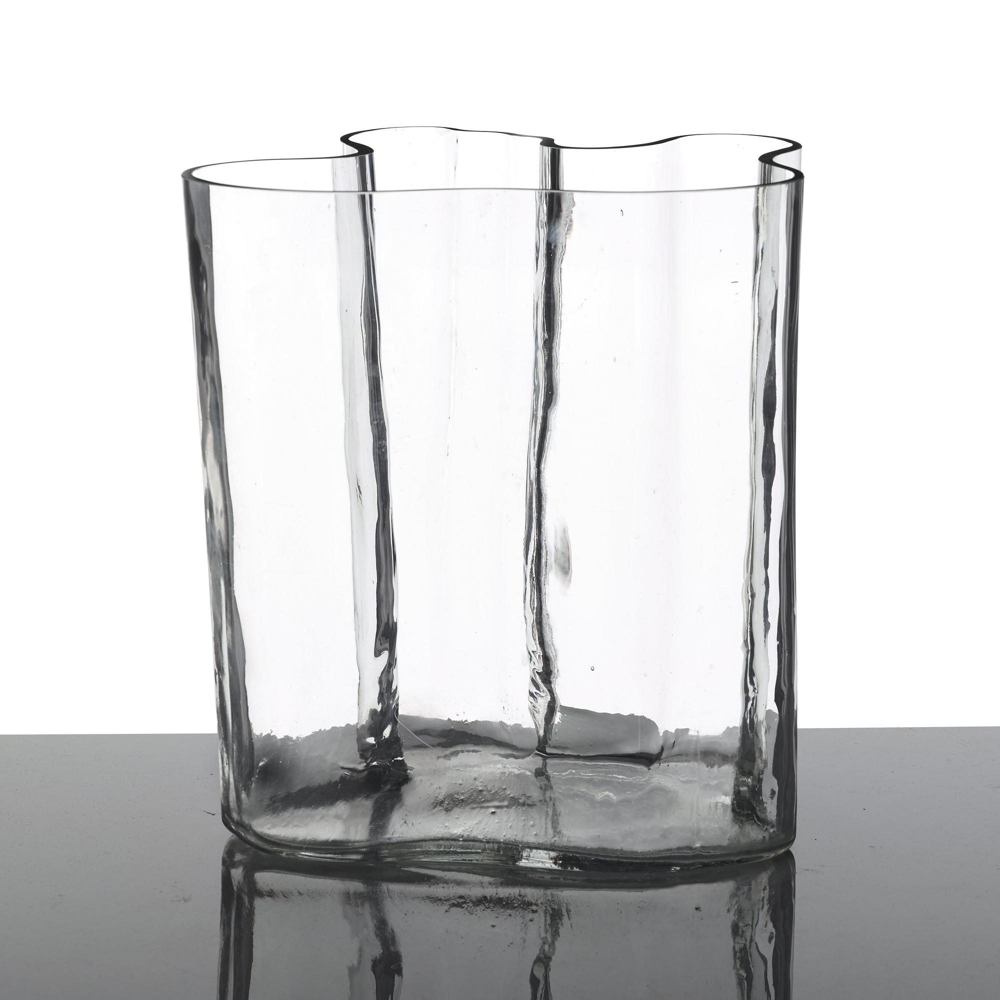 Alvar Aalto, a "model 3031" glass vase, Iittala, Finland probably 1950-60's.