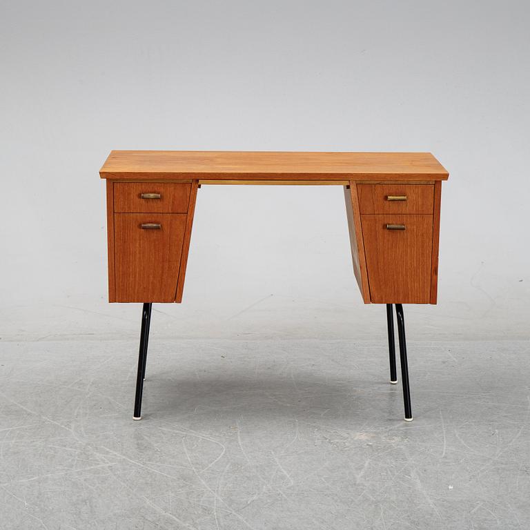 A teak veneered 'Marlene' writing desk, designed 1959.