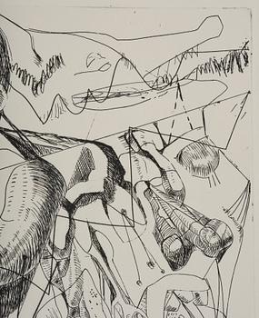 Ernst Iosipovitch Neizvestny, Utan titel ur: "Hommage aux Prix Nobel" (Nobelprismappen).