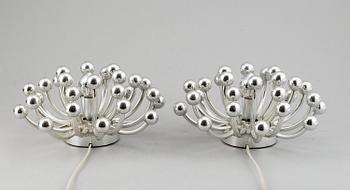 A pair of 'Pistillo' wall lamps by Valenti Italy.