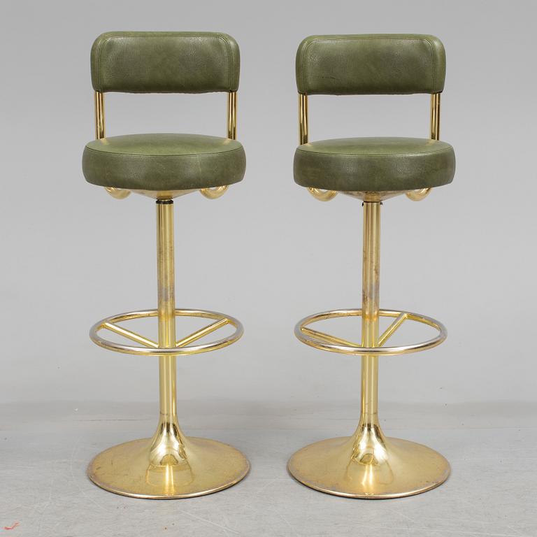 A set of six bar stools by Johanson Design, Markaryd.