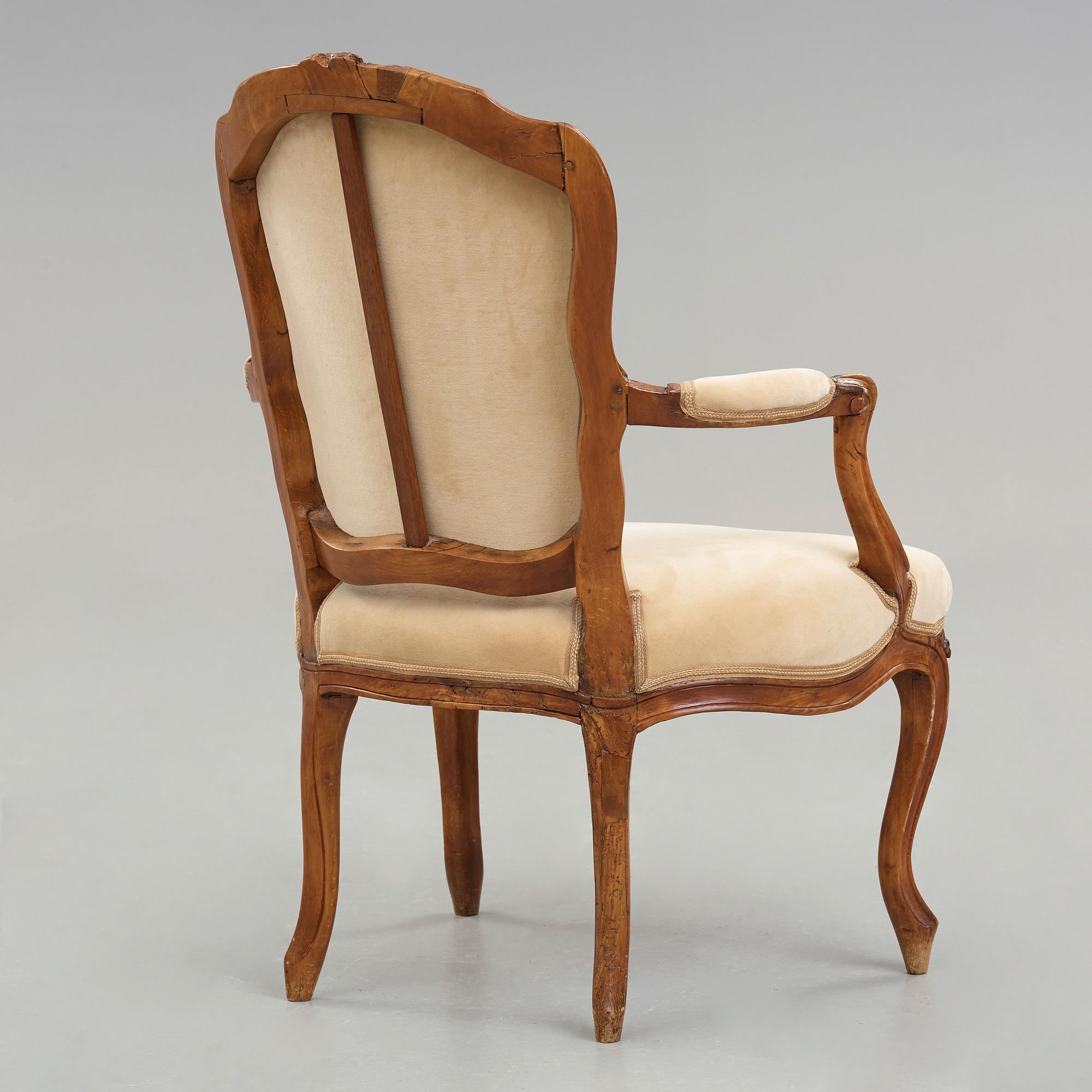 A Louis XV 18th century armchair.