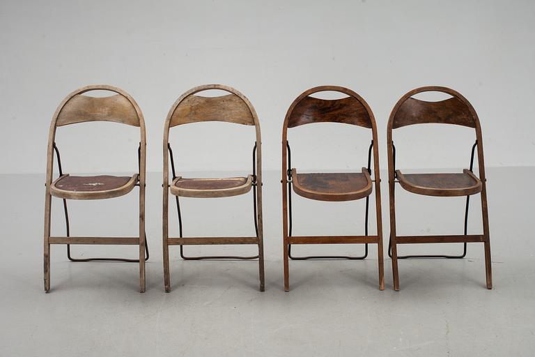 FÄLLSTOLAR, 4 st. "Bern", Gemla möbler, 1920/30-tal.