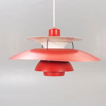 Poul Henningsen, a PH5 ceiling pendant for Louis Poulsen Denmark.