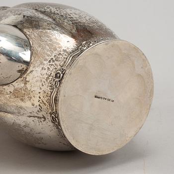 Kaffeservis, 3 delar, silver, Eric Kalb Eftr, Halmstad 1938.