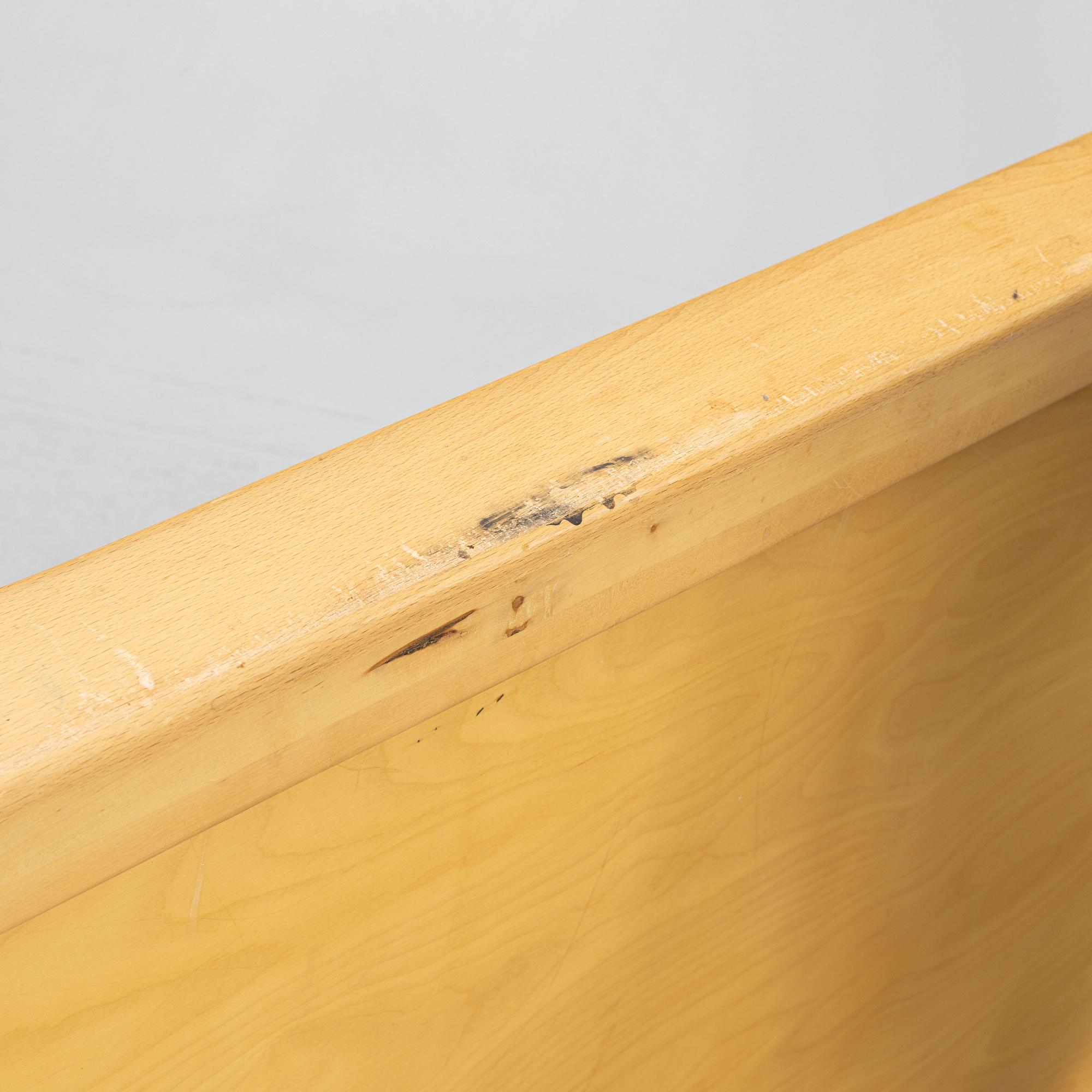 Bruno Mathsson, a model 'T 303 Berlin 60' daybed, Firma Karl Mathsson, Värnamo, dated 1968.