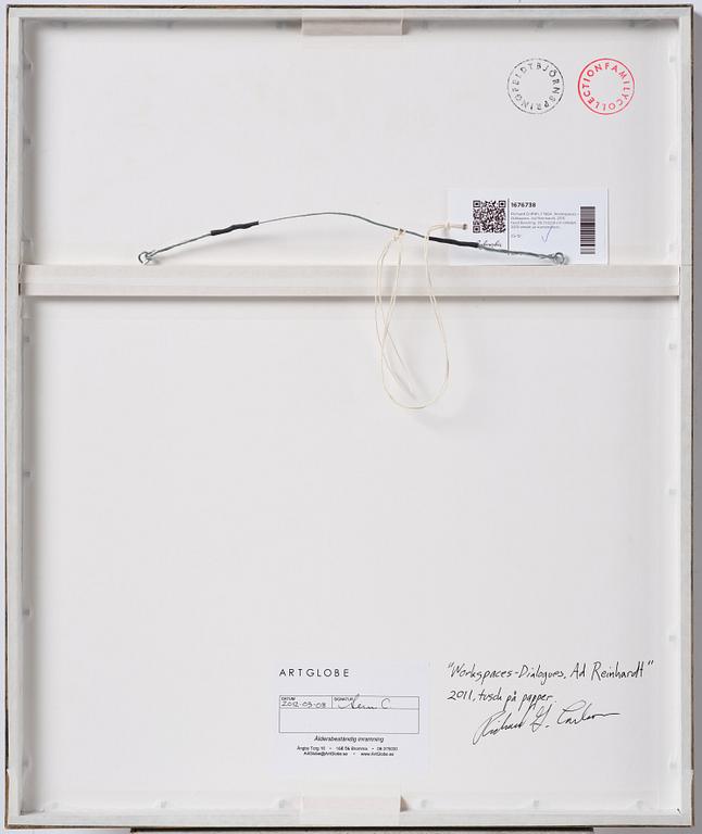 Richard Griffith Carlsson, "Workspaces – Dialogues. Ad Reinhardt".