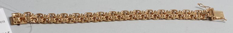 ARMLÄNK. 18k guld, ca 44 g.