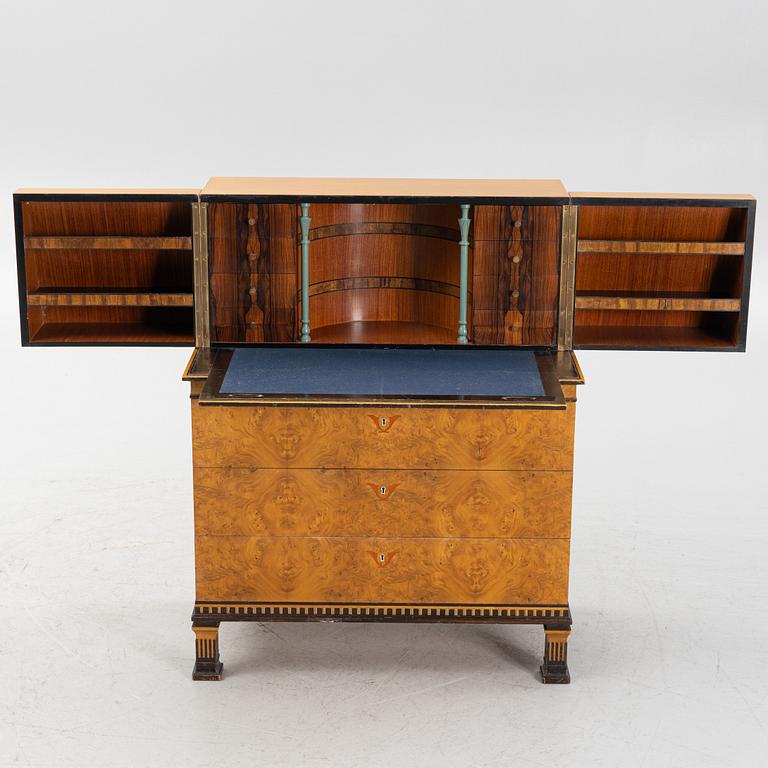 Erik Chambert, an Art Déco secretaire, Sweden, 1920's/30's.