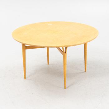 Bruno Mathsson & Piet Hein, a 'Supercirkel' coffee table, Firma Karl Mathsson, mid/second half of the 20th century.