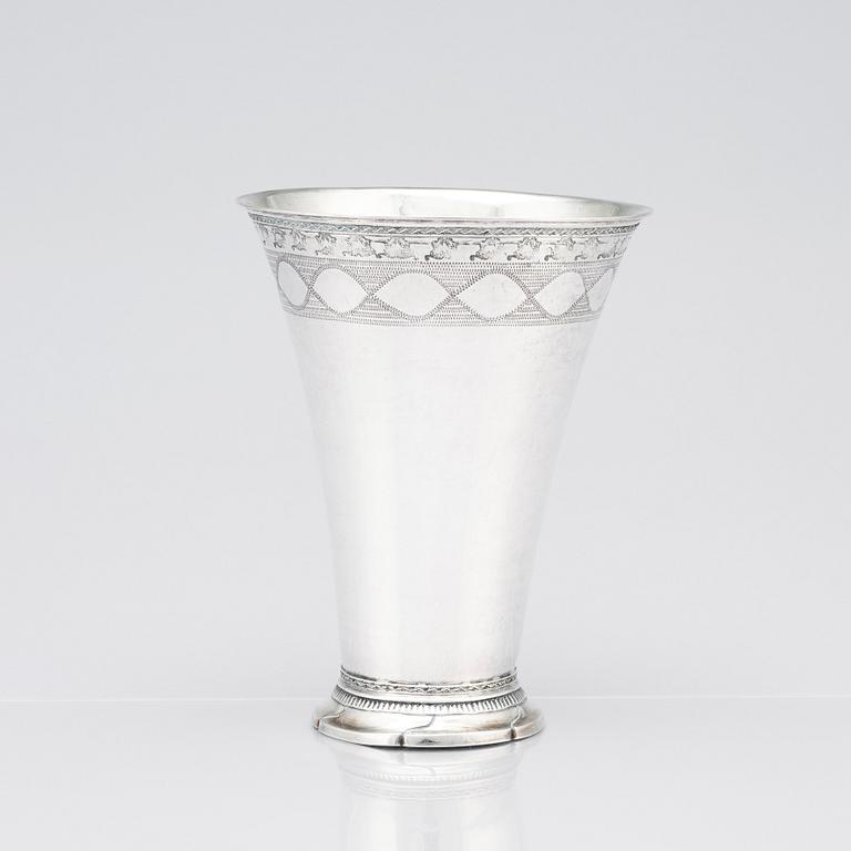 Johan Martin Loëll, bägare, silver, Falun 1794.