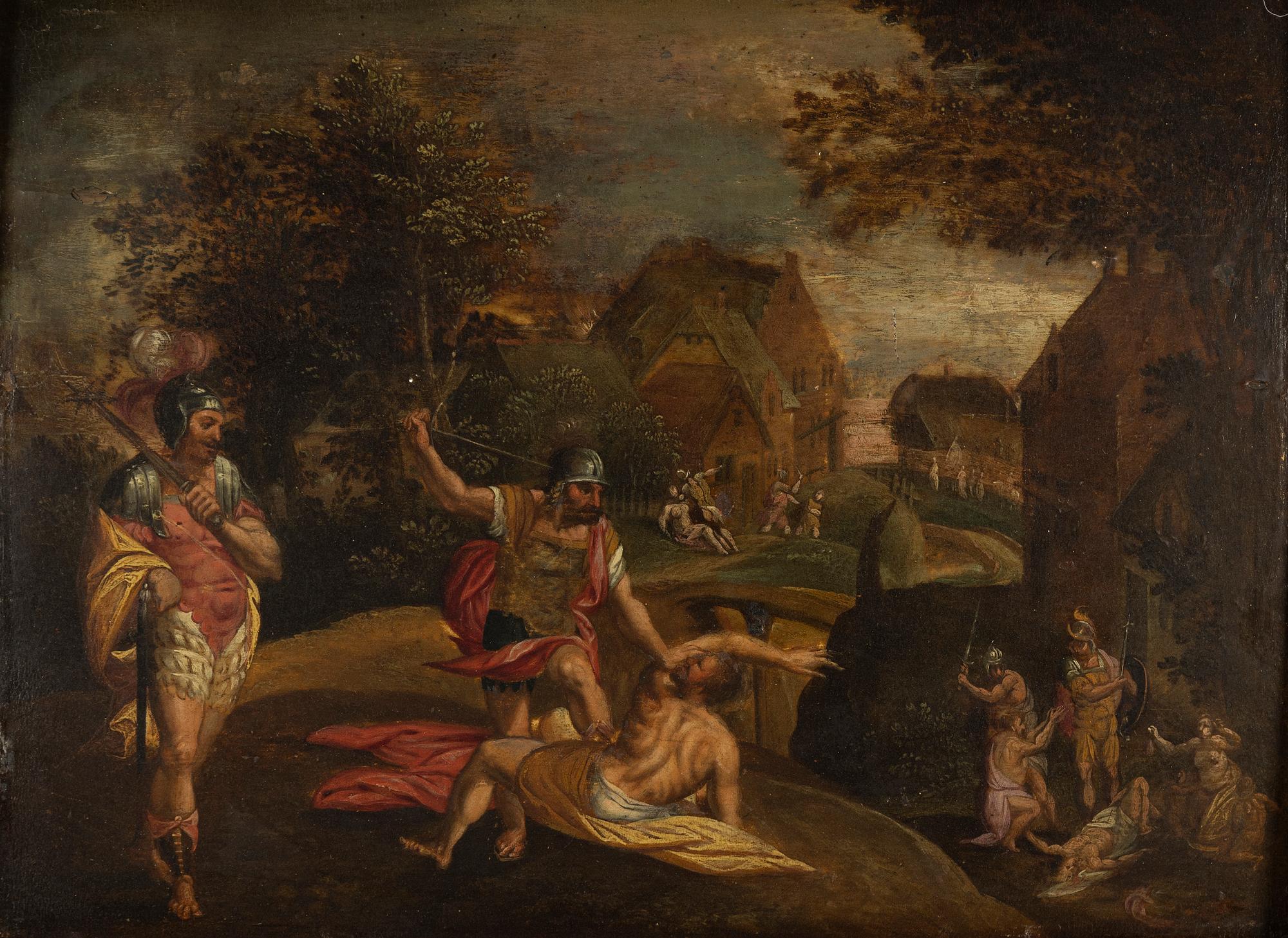 Flemish school, 17th Century, oil on panel.