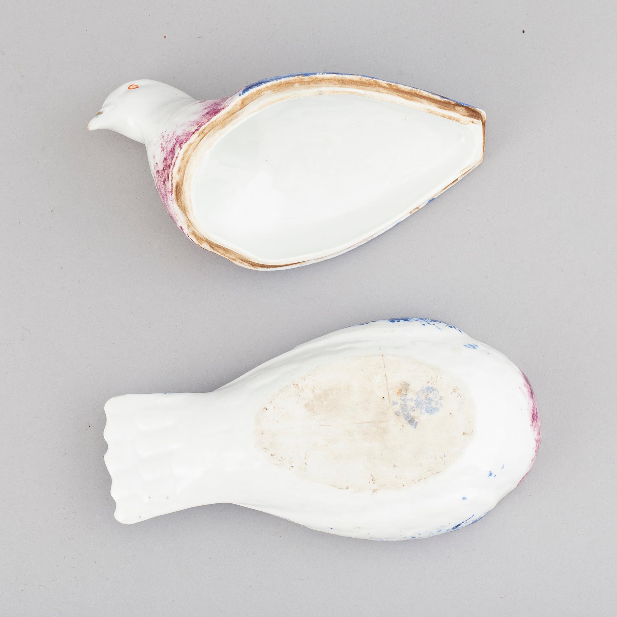 A Russian butter tureen, Kuznetzov.