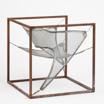 Sigurdur Gustafsson, a "Wind" easy chair/sculpture, ed. HC 4/5, Källemo, Värnamo, post 2003.