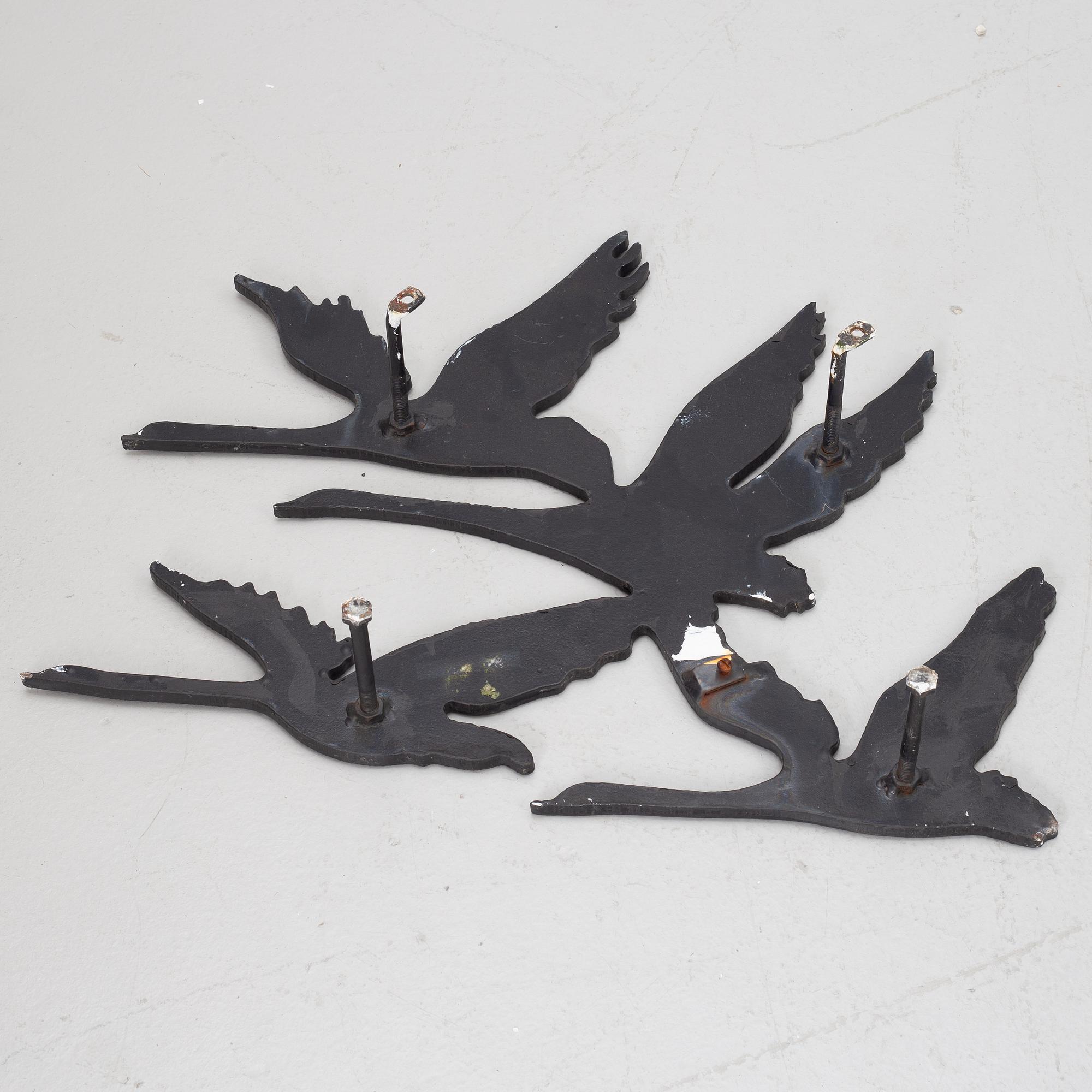 Väggdekorationer, 2 st, bland annat Ragnar Andersson.