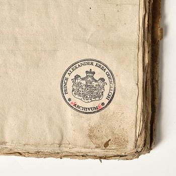 Drottning Kristinas samling av antika kameer och graverade ädelstenar, 1751-52.