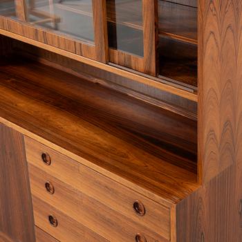 Display cabinet/bookcase, Denmark, mid-20th century.