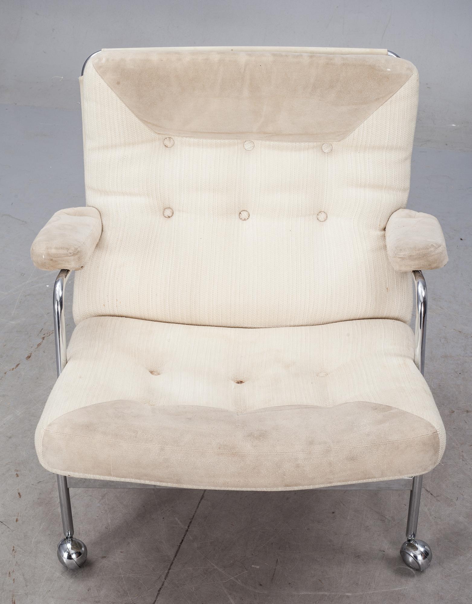 FÅTÖLJ. "Karin". Bruno Mathsson för Dux.