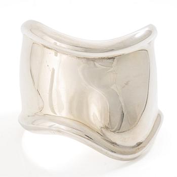 Tiffany & Co, Elsa Peretti, bangle, “Bone Cuff”, sterling silver,