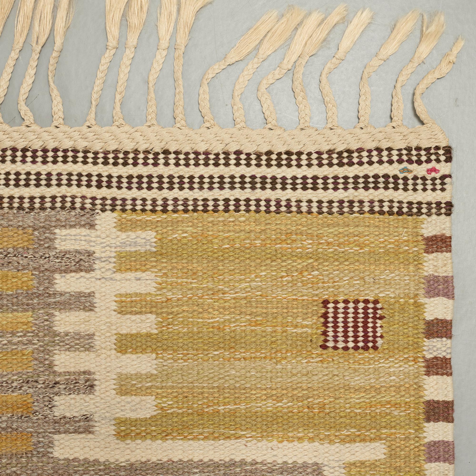 Marianne Richter, MATTA, "Gula havet", rölakan, ca 527 x 288,5 cm, signerad AB MMF MR.