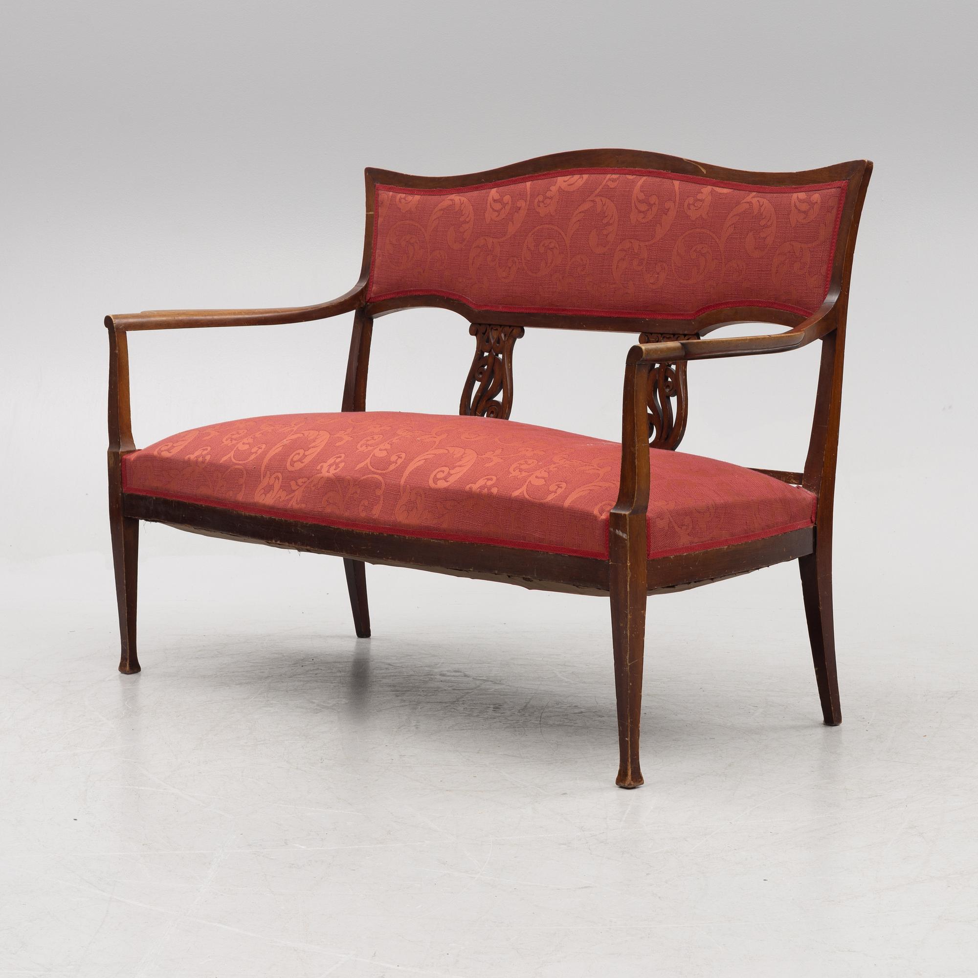 A Jugend sofa, early 20th century.