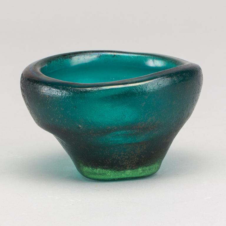 CARLO SCARPA, glass bowl. Etch marked Venini Murano. Italy.