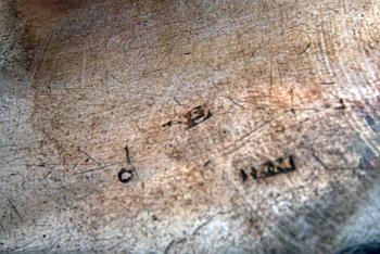 SOPPSLEV, silver, otydl stämplar.