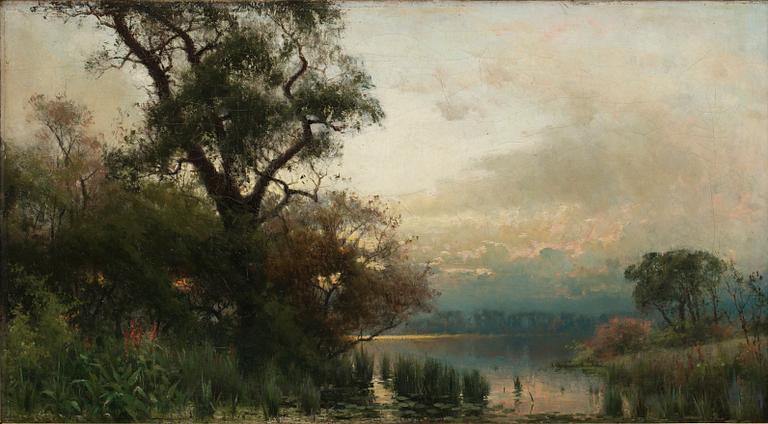 Arvid Mauritz Lindström, Insjölandskap.