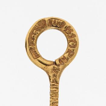 Björn Weckström, Kaulakoru "Taikahelmi", 14K kultaa ja viljelty helmi. Lapponia 1973.