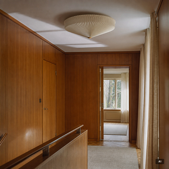 Le Klint, a ceiling lamp, Denmark.