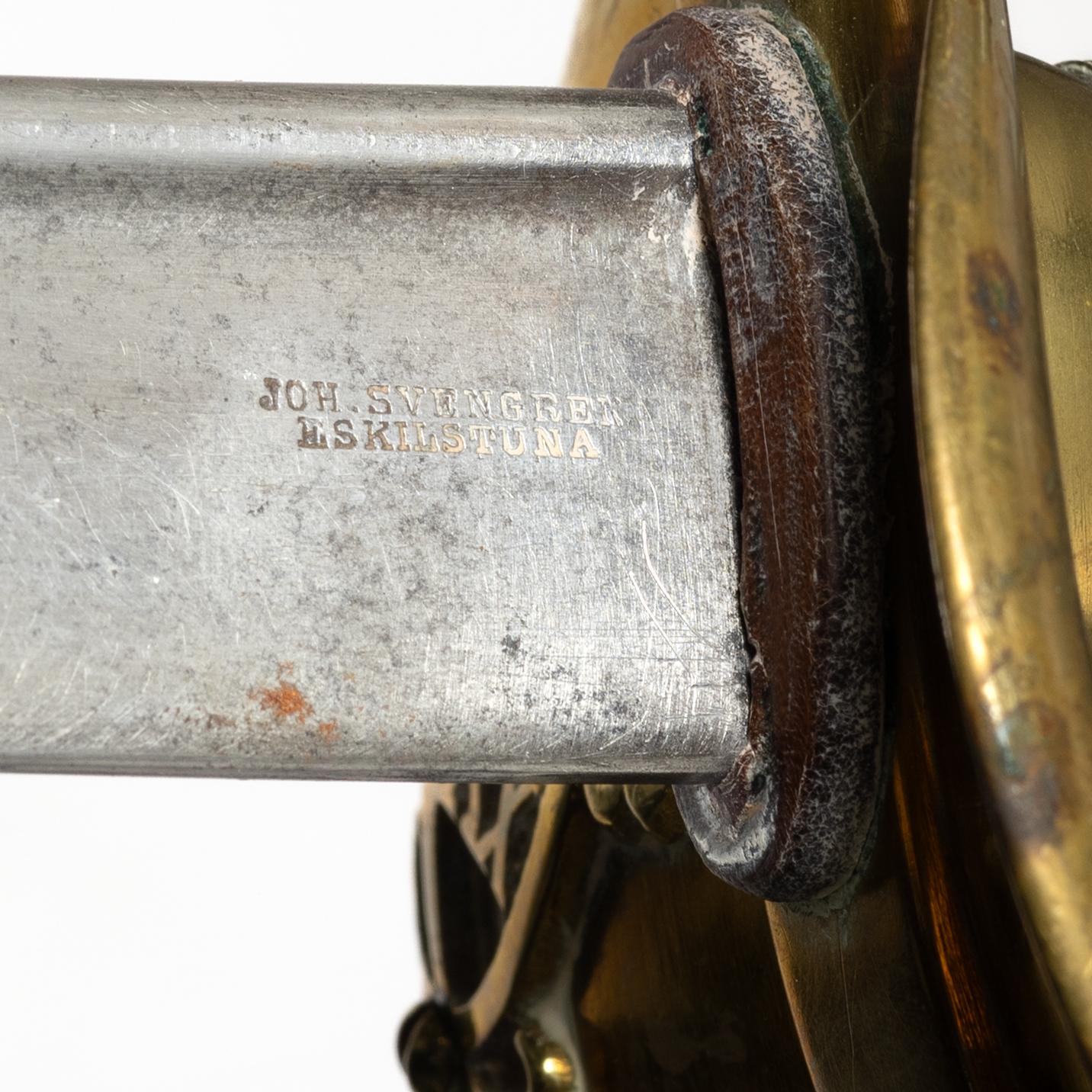 A Swedish officer's sabre, with scabbard, second half of the 20th century.