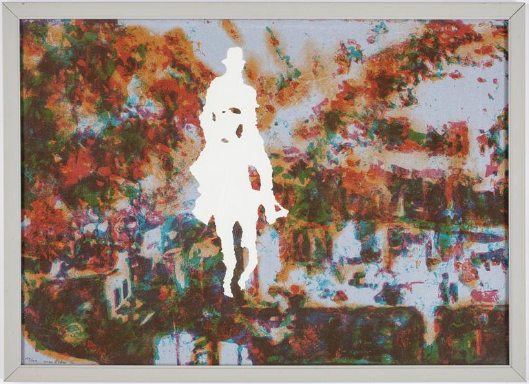 MAX BOOK, färglitografi, signerad, numrerad 189/250 och daterad ´90.