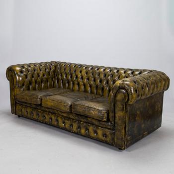 A sofa, Chesterfield model, fourth quarter of the 20th century.