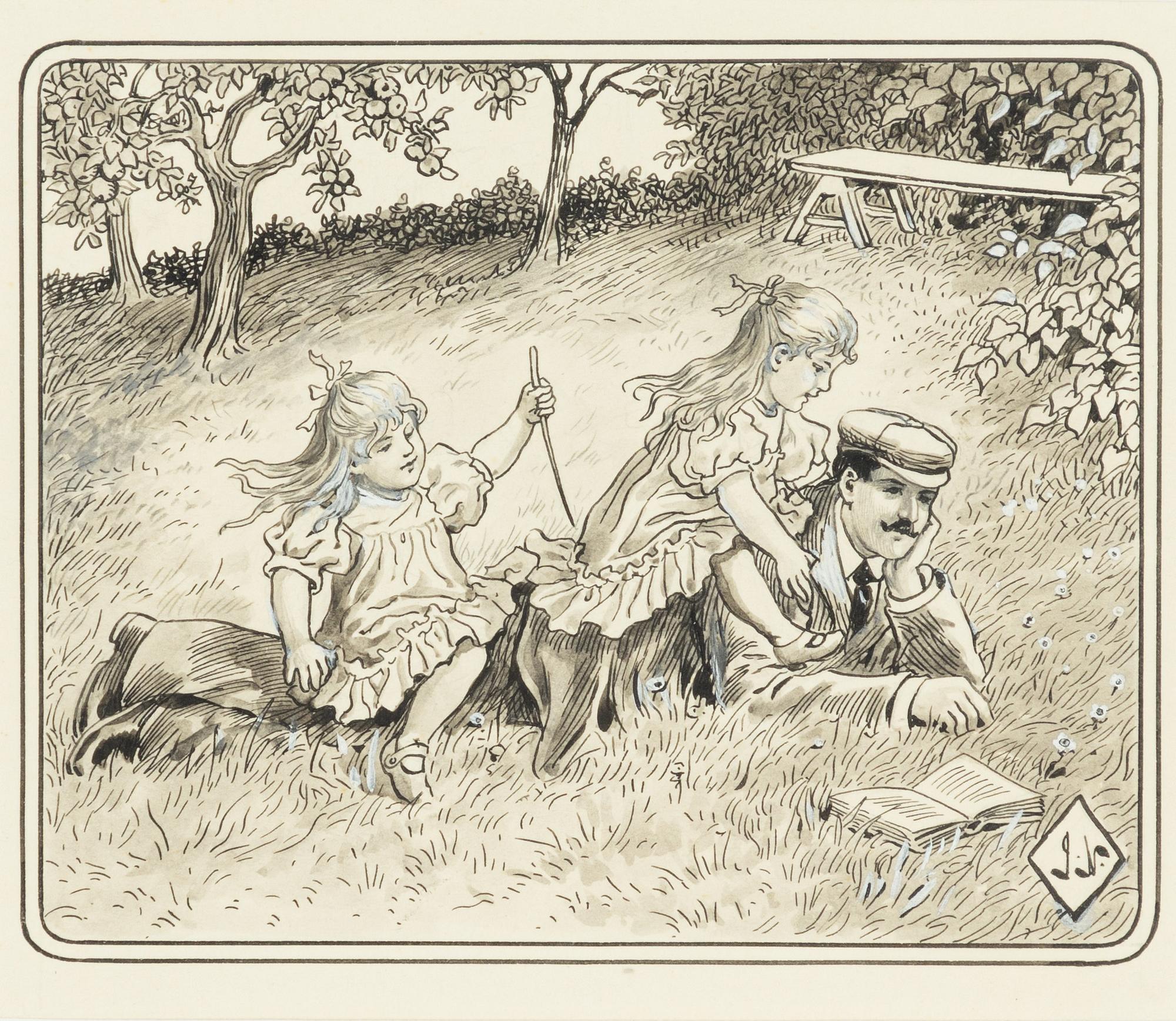 Jenny Nyström, Playing with Father.