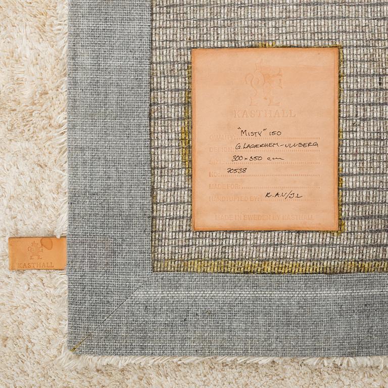 MATTA, "Misty 150" maskinvävd Kasthall,Gunilla Lagerhem-Ullberg ca 343 x 302 cm.