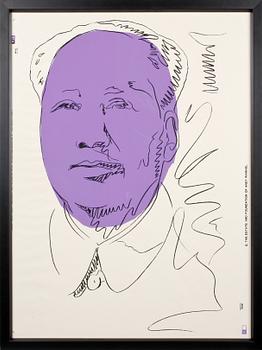 ANDY WARHOL, efter, färgserigrafi, 1900-talets senare del.
