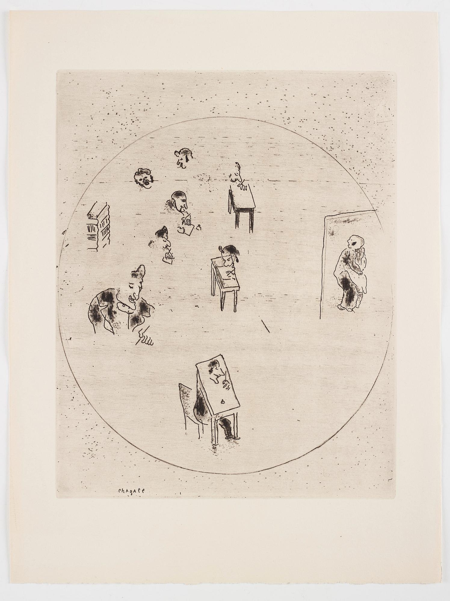 MARC CHAGALL, 71 st etsningar ur upplagan om 285 exemplar på Arches/MBM/J. Perrigot-papper, 1923-1948.