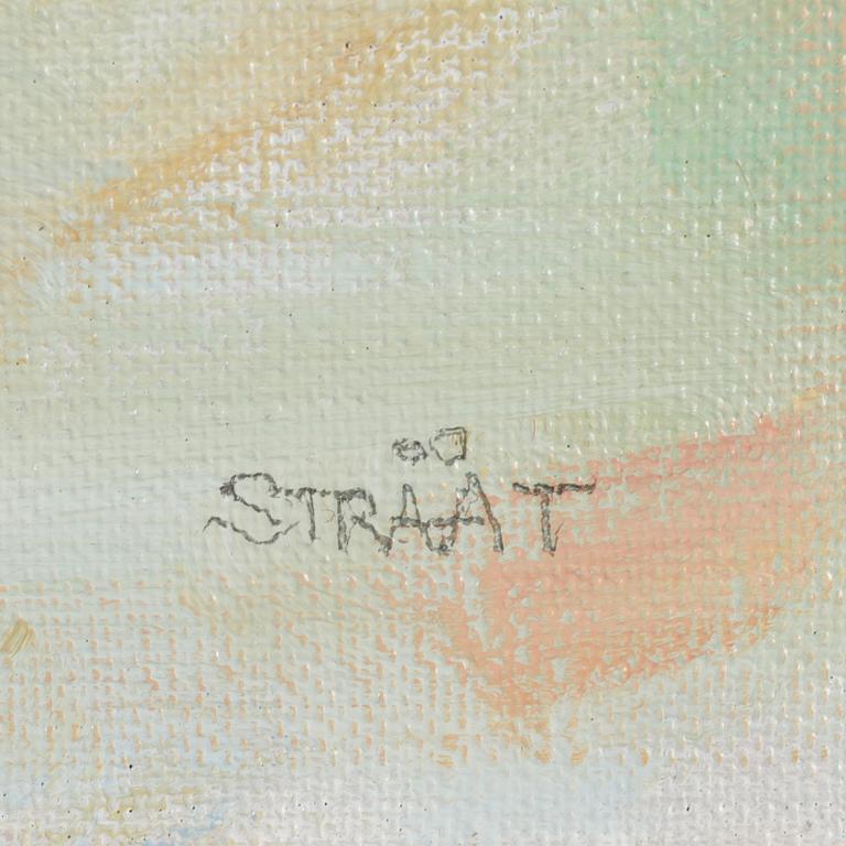 BIRGER STRÅÅT, olja på duk, signerad.
