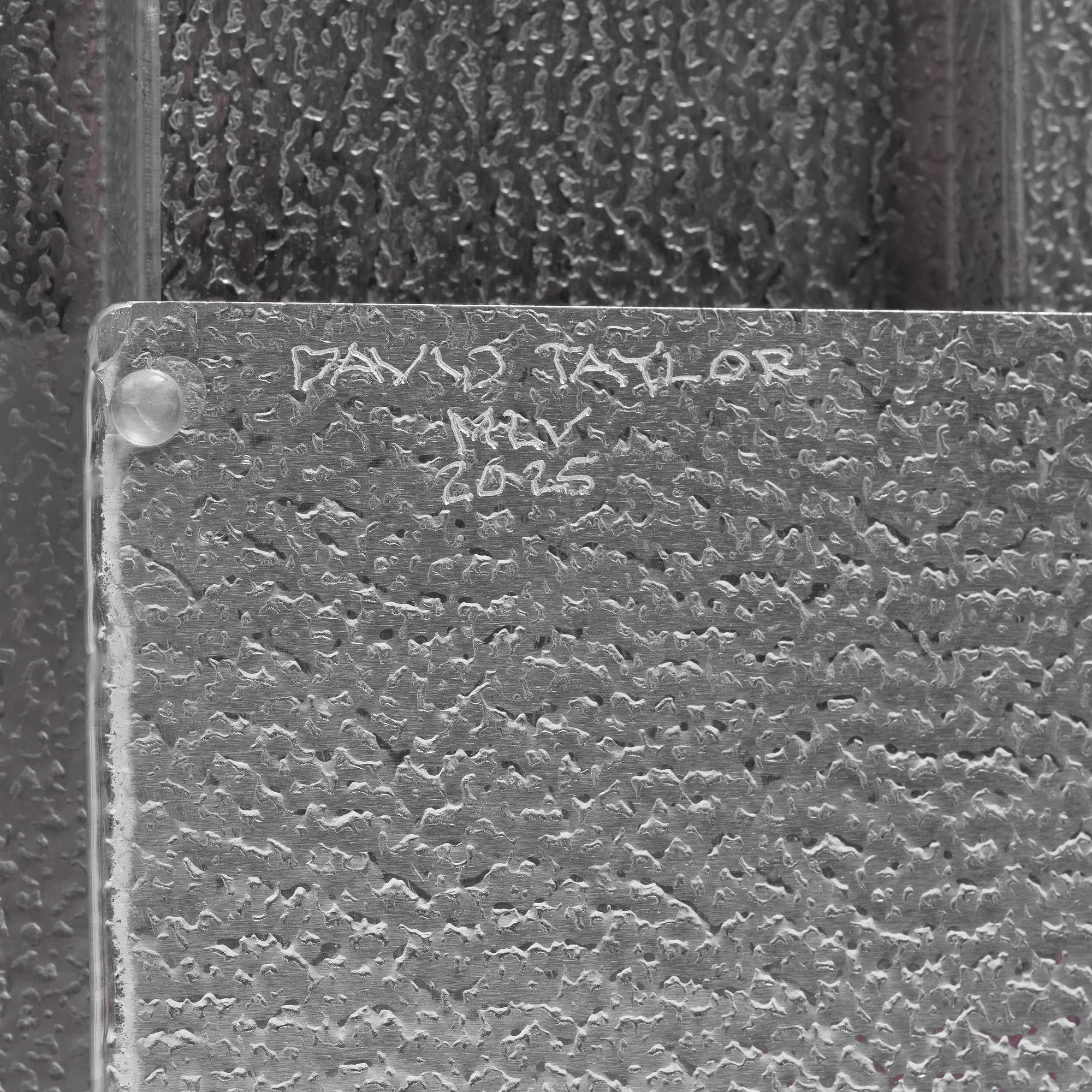 David Taylor, a unique clock, "Floor Clock", Studio Mellösaverken, Sweden, 2025.